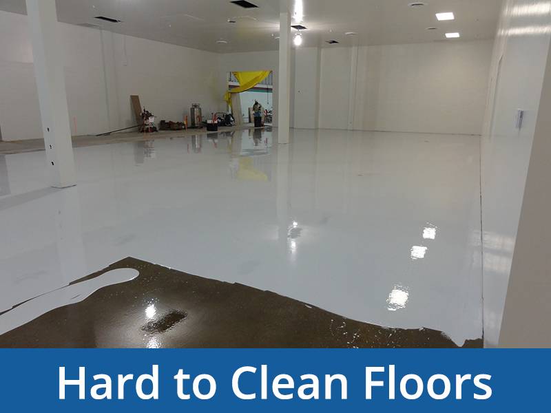 hard to clean floors